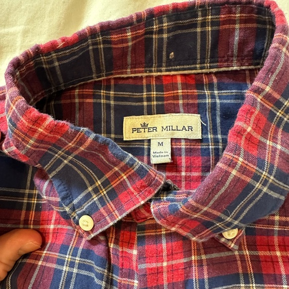 Peter Millar plaid button down shirt - Picture 3 of 3